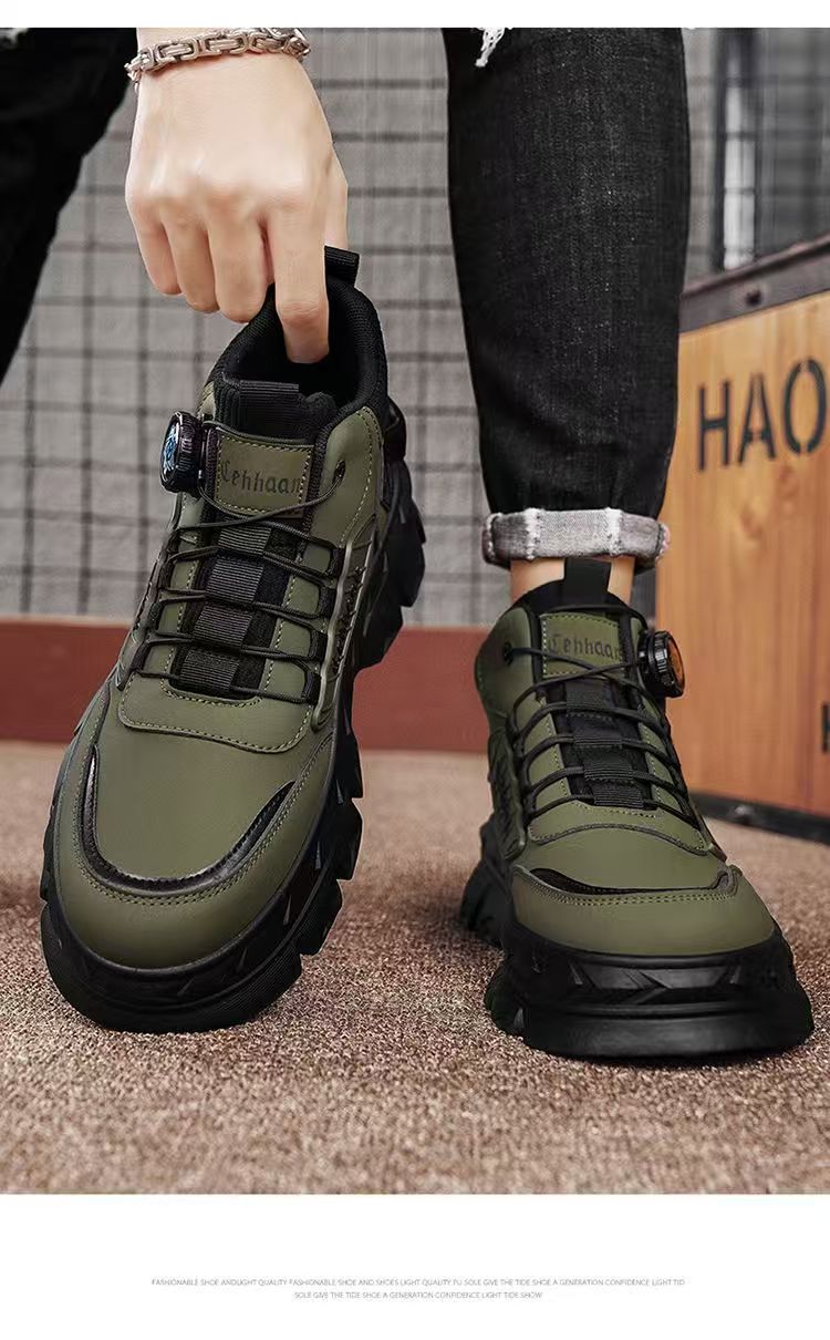 Casual Sports Platform Height-increasing Non-slip Outdoor Work Boots